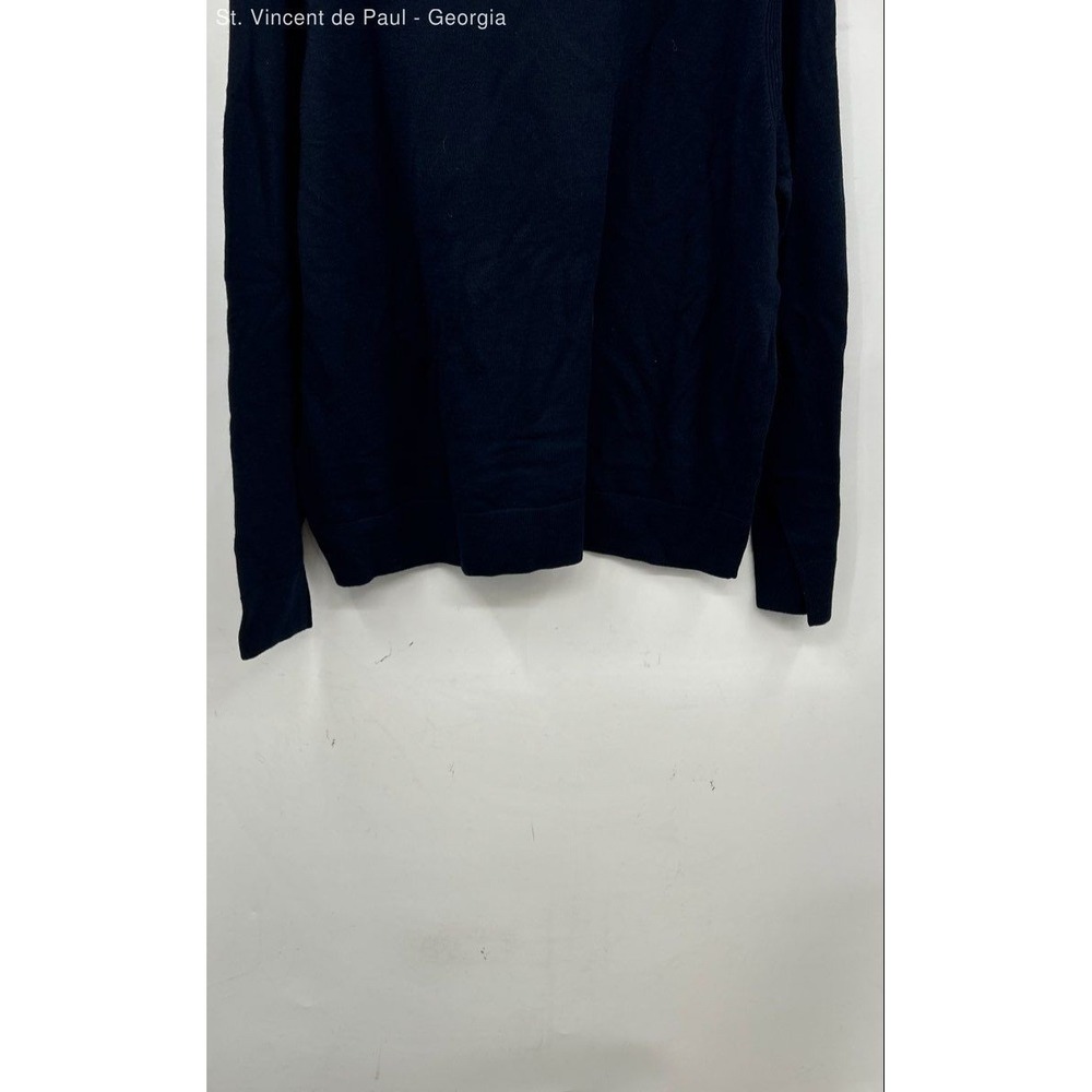 BR Merino Wool 1/4 Zip Pullover Sweater Men's XXl Tall Blue NWT - Picture 5 of 9